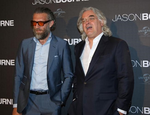 Vincent Cassel, famoso actor francés, y Paul Greengrass, el director de Jason Bourne.