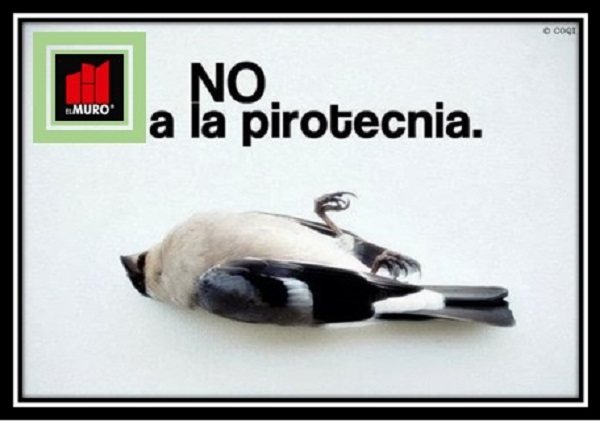 No solo los perros sufren con la pirotecnia, las aves también sufren desorientación e incluso la muerte.
