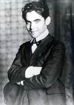 El poeta Federico García Lorca.