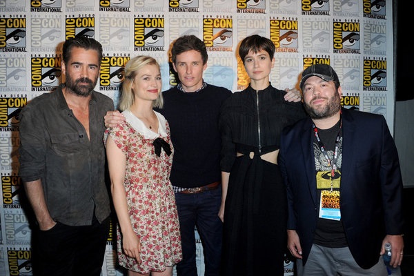 Collin Farrel, Alison Sudol, Eddie Redmayne, Katherine Waterston y Dan Fogler, el reparto estelar de "Animales fantásticos y dónde encontrarlos", una precuela de las historias de Harry Potter.