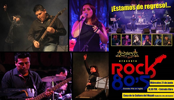 Antología Rock Band ha tenido participaciones estelares en muchos de los más prestigiados festivales culturales de la capital yucateca.
