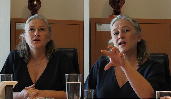 La Licenciada Ana Eugenia Méndez Patterson, actual directora del Gran Museo del Mundo Maya.