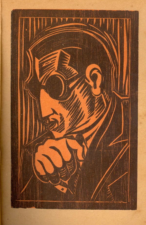 Carlos Duarte Moreno. Xilografía de Raúl Gamboa Cantón. 1934.