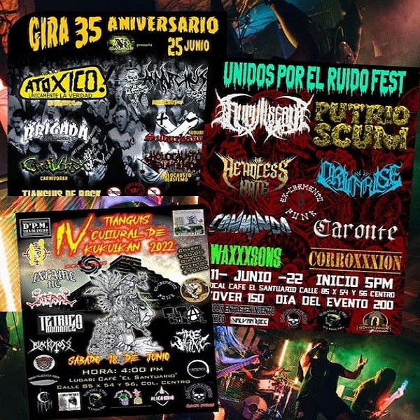 Junio lleno de Rock en Mérida