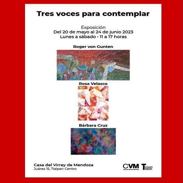 Tres voces para contemplar